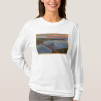 Antenne von Golden gate bridge u. von