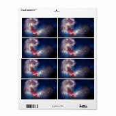 Antennen-Galaxie-bunte Zusammensetzung (Vorne)