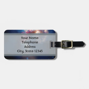 Antennen-Galaxie-bunte Zusammensetzung Gepäckanhänger