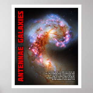 Antennen-Galaxien Poster
