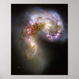 Antennen-Galaxien Poster