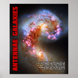 Antennen-Galaxien Poster