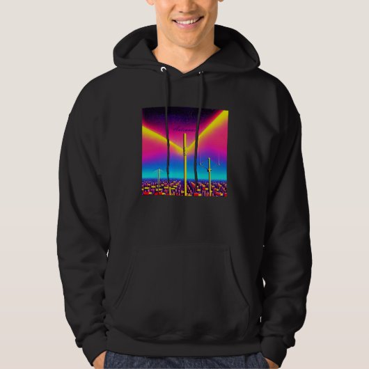 Antennen Hoodie (Vorderseite)