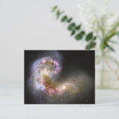 AntennenGalaxien Postkarte (Stehend Vorderseite)