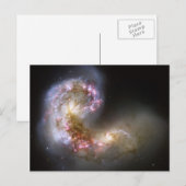 AntennenGalaxien Postkarte (Vorne/Hinten)