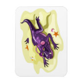 Anteosaurus Sonnenbaden mit Kopfhörern. Magnet (Vertikal)