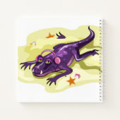 Anteosaurus Sonnenbaden mit Kopfhörern. Notizblock (Rückseite)