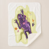 Anteosaurus Sonnenbaden mit Kopfhörern. Sherpadecke (Vorderseite)