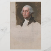 Anthaeneum George Washington 1. US-Präsident Briefpapier (Rückseite)