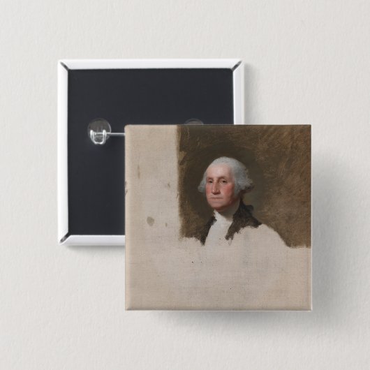 Anthaeneum George Washington 1. US-Präsident Button (Vorne & Hinten)