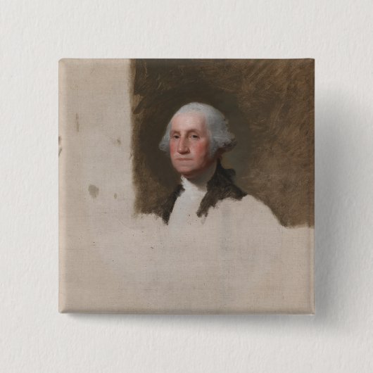 Anthaeneum George Washington 1. US-Präsident Button (Vorderseite)