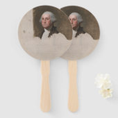 Anthaeneum George Washington 1. US-Präsident Fächer (Vorne und Hinten)