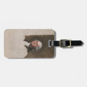 Anthaeneum George Washington 1. US-Präsident Gepäckanhänger (Vorderseite horizontal)