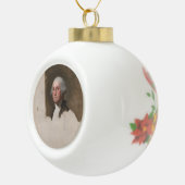 Anthaeneum George Washington 1. US-Präsident Keramik Kugel-Ornament (Rechts)