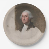 Anthaeneum George Washington 1. US-Präsident Pappteller (Vorderseite)