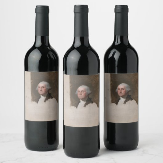 Anthaeneum George Washington 1. US-Präsident Weinetikett (Flaschen)