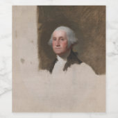 Anthaeneum George Washington 1. US-Präsident Weinetikett (Einzelnes Label)