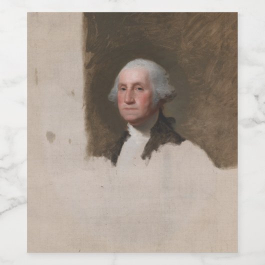 Anthaeneum George Washington 1. US-Präsident Weinetikett (Einzelnes Label)