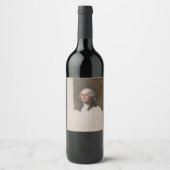 Anthaeneum George Washington 1. US-Präsident Weinetikett (Vorderseite)