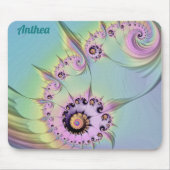~ ANTHEA ~ Personalisiertes 3D-Pastell-Fraktal Des Mousepad (Vorne)