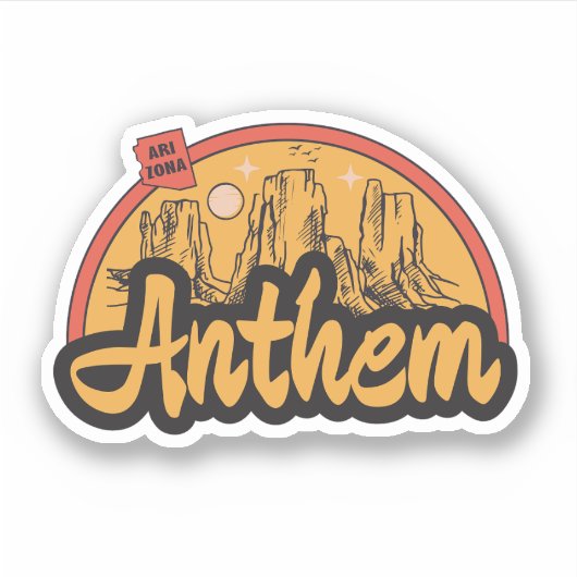 Anthem, Arizona Aufkleber (Vorderseite)