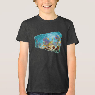 Anthias-Fische am Korallenriff - Fotodesign Tri-Blend Shirt