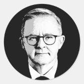 Anthony Albanese Runder Aufkleber (Vorderseite)