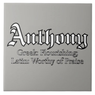 Anthony-Bedeutung Fliese