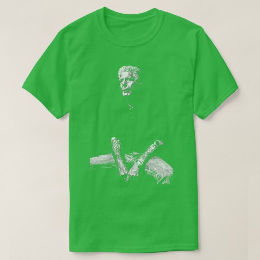 Anthony Bourdain Black ver T-Shirt (Design vorne)