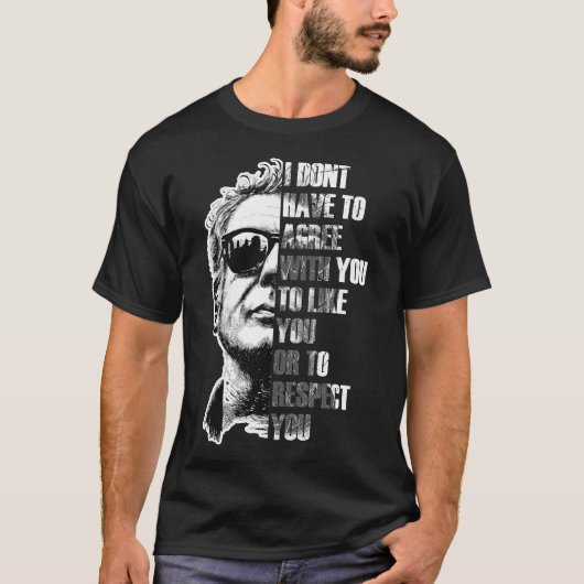 Anthony Bourdain I DONT MUSS Premium T-Sh T-Shirt (Vorderseite)