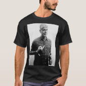 Anthony Bourdain Mittelfinger und trinken Bier C T-Shirt (Vorderseite)