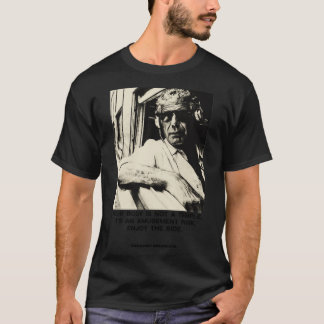Anthony Bourdain Vintag Button T-Shirt