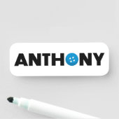 Anthony Button name tag (Beispiel)