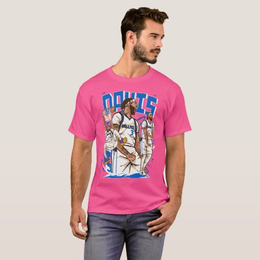 Anthony Davis Dallas Cartoon T-Shirt (Vorne ganz)