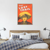 Anthony E. Wills "The Lost Trail" Wester Theater Leinwanddruck (Insitu (Schlafzimmer))