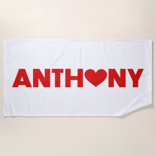 Anthony Liebe Strandtuch