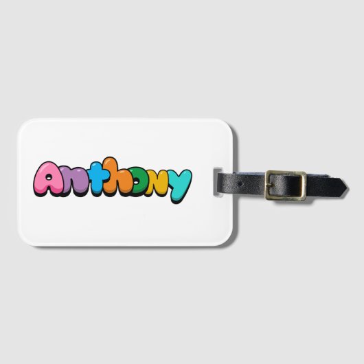 Anthony Luggage Tag Gepäckanhänger (Vorderseite (Horizontal))
