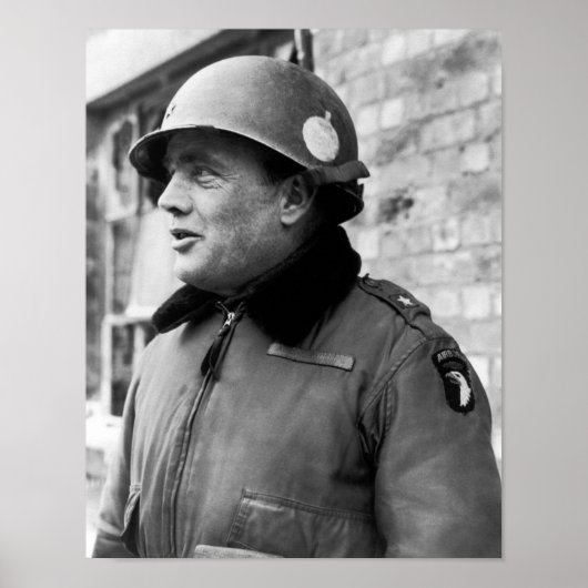 Anthony McAuliffe - Schlacht der Bulge Poster (Vorne)