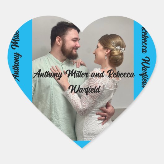 Anthony Miller und Rebecca Warfield Sticker (Vorderseite)