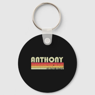 Anthony Name Personalisiert Retro Vintag 80er 90s  Schlüsselanhänger