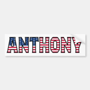 Anthony Name Vorname USA Aufkleber Sticker Auto Autoaufkleber