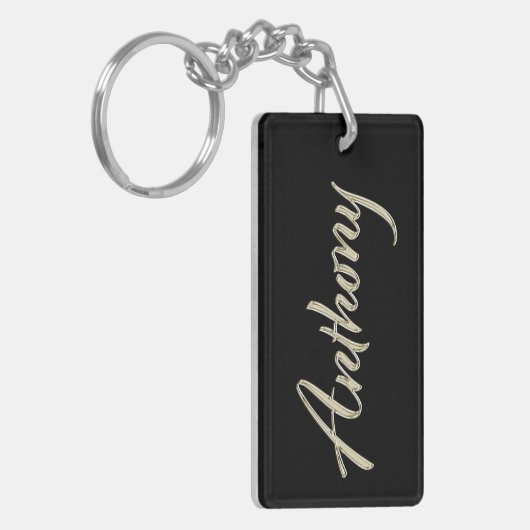 Anthony Name whitegold Schlüsselanhänger Anhänger (Vorderseite links)