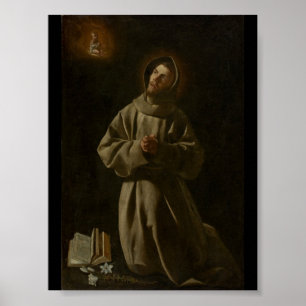 Anthony of Padua (Francisco de Zurbarán, 1627-30) Poster