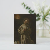 Anthony of Padua (Francisco de Zurbarán, 1627-30) Postkarte (Stehend Vorderseite)