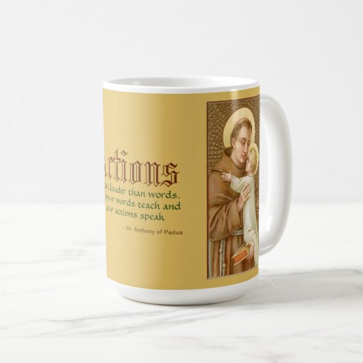 Anthony of Padua & the Christ Child (JM 05) Kaffeetasse (VorderseiteRechts)