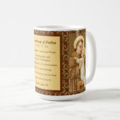 Anthony of Padua & the Christ Child (JM 05) Kaffeetasse (VorderseiteRechts)