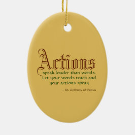 Anthony of Padua & the Christ Child (JM 05) Keramik Ornament