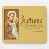 Anthony of Padua & the Christ Child (JM 05) Mousepad (Vorne)
