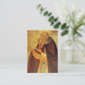 Anthony of Siya Orthodox Christliches Gebet Karte (Stehend Vorderseite)