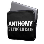 Anthony Petrol Head Laptopschutzhülle (Vorderseite Links)